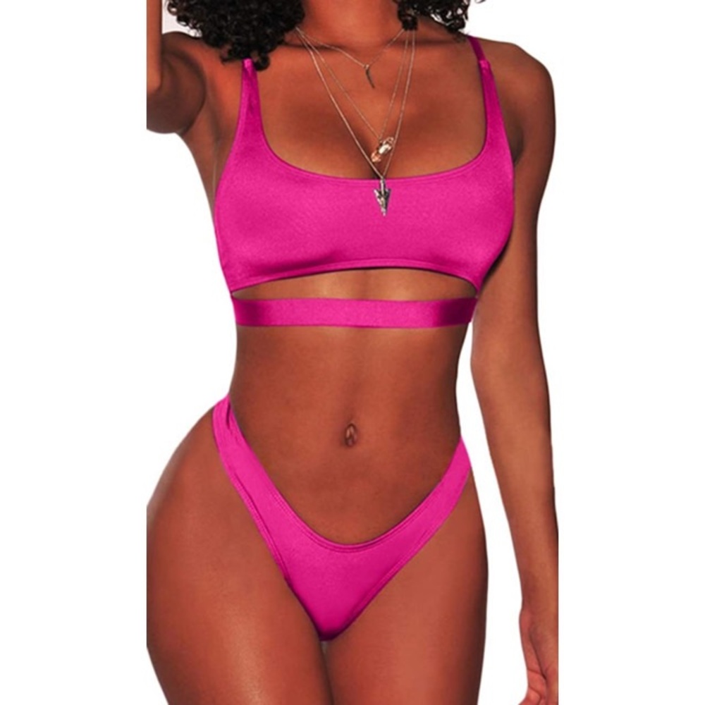 Pink cheeky Bikini